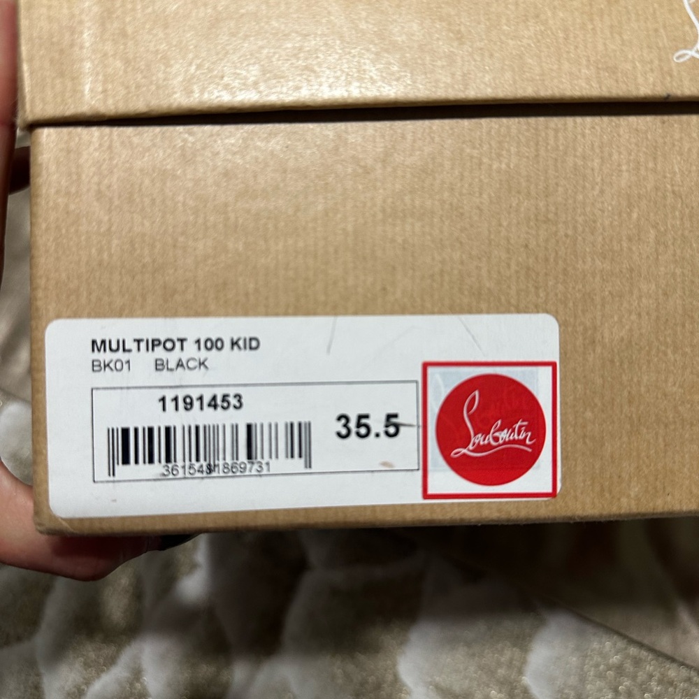 Christian Louboutin Multipot 100 Kid black sz 35.5 - Picture 12 of 12